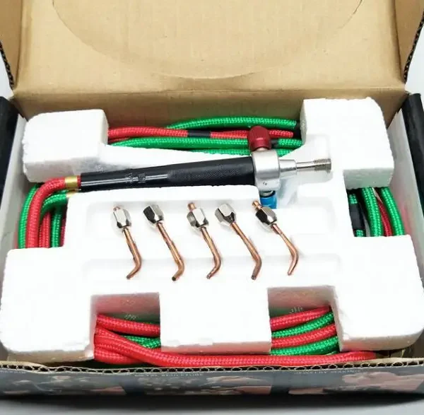 Goldsmith Little Torch Kit Jewel Tools Equipment Jewelry Welding Machine Propane Torch Jewellery Making Tool 1 Set with 5 Tips