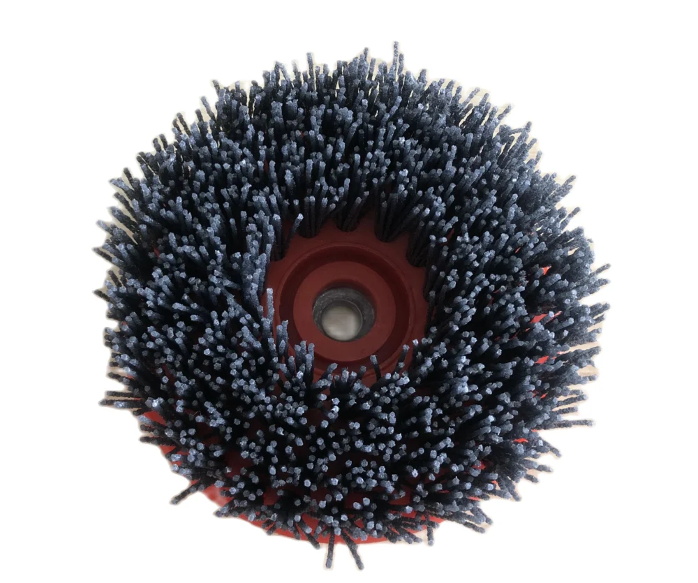 4 Inch Snail Lock Silicon Carbide Bond Round Circular Diamond Antique Abrasive Brush For Stone Marble Granite Porcelain Clean - Image 4