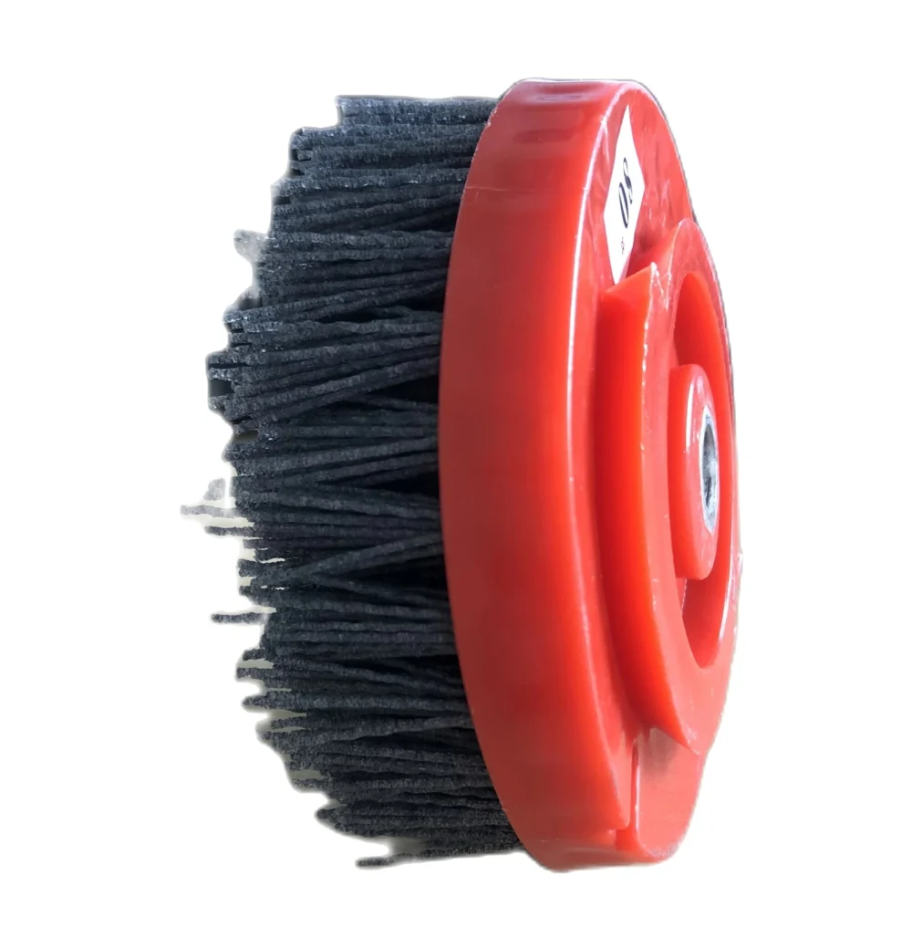 4 Inch Snail Lock Silicon Carbide Bond Round Circular Diamond Antique Abrasive Brush For Stone Marble Granite Porcelain Clean - Image 3