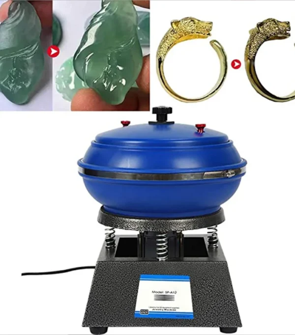 Vibrating Polishing Machine to Clean Surface Stains Tumbling Grinder Machine for Diy Jewelry Remove Impurities Tool