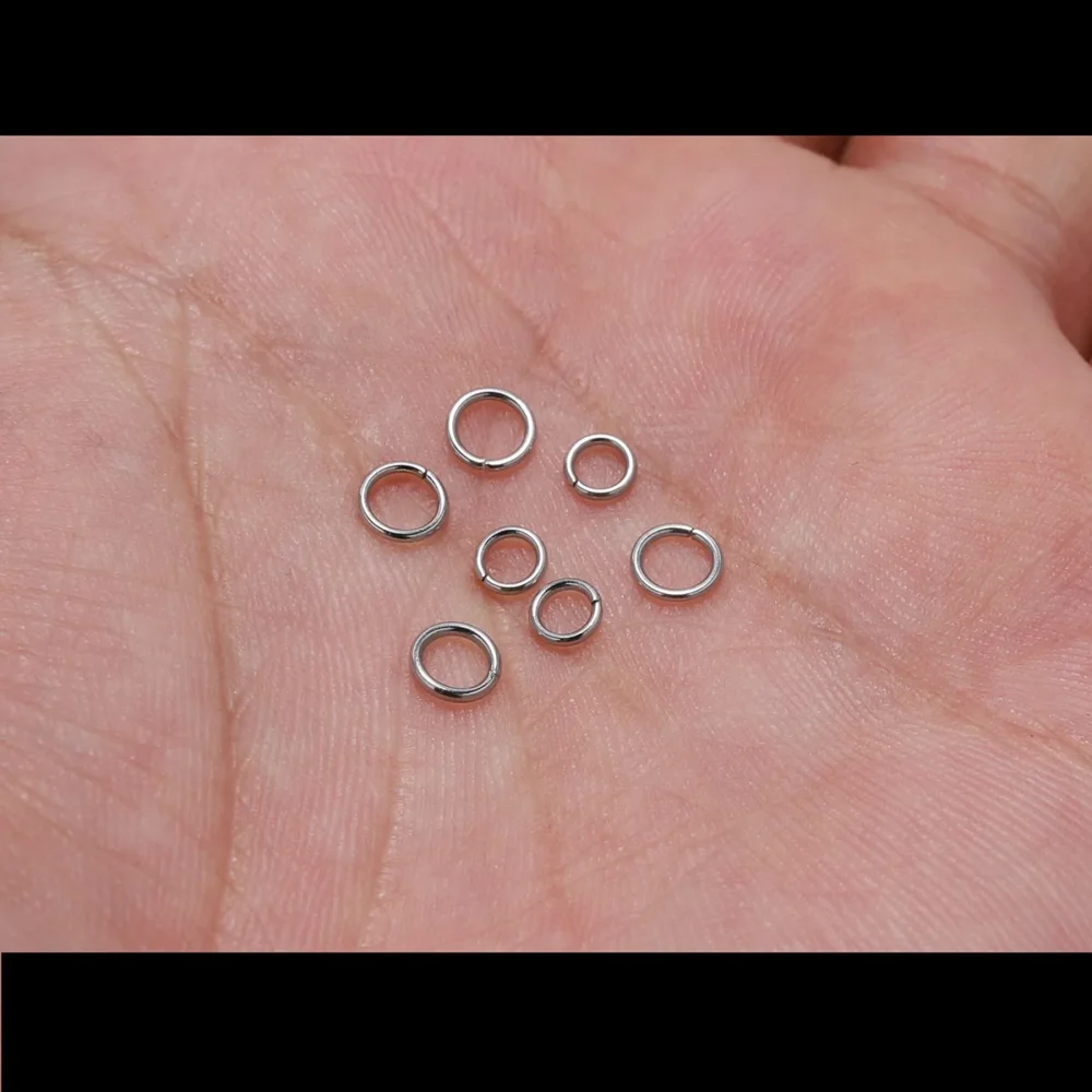 30-200Pcs 3-25mm Stainless Steel Split Ring Open Single Loops Jump Rings Connectors for DIY Jewelry Making Findings Accessories - Image 2