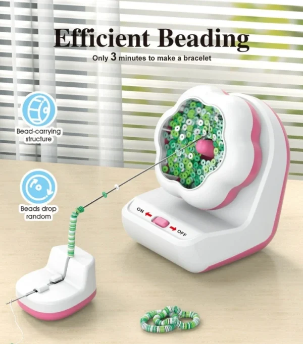 Essential Jewelry Making Device Electric Bead Spinner Automatic Bracelet Beading Machine Handheld Bead Stringing Dropship