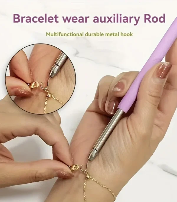 Help Wear Bracelet Tool Partner Jewelry Helper Fastening Aid Quickly Unfasten Hooking Equipment Pliers Clasps Ties Zipper Craft