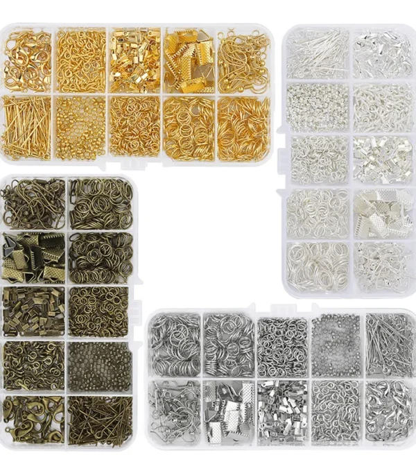 Alloy Stainless Steel Chain Jewelry Making Materials Box Clasp for Bracelet Making Supplies Earrings Jewelry and Accessories