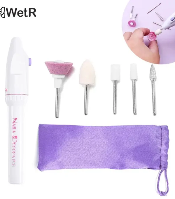 1set Electric Nail Polisher Epoxy Resin Jewelry Making DIY Drill Pen Grinding Machine Polishing Tools Equipments