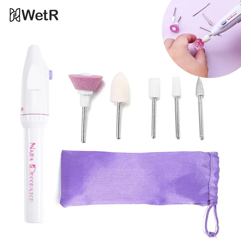 1set Electric Nail Polisher Epoxy Resin Jewelry Making DIY Drill Pen Grinding Machine Polishing Tools Equipments