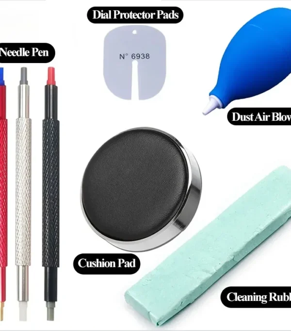 1/7/13pcs Watch Repair Kits Rubber Dust Air Blower Protector Pads Needle Pen Cleaning Brush Suit Watch Repair Tools Care Kit