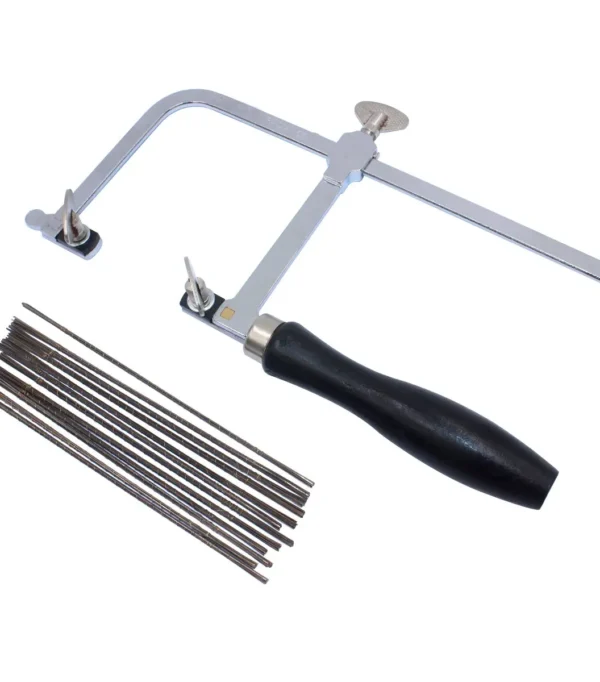 Jeweler's Saw Frame Adjustable with 144 Blades Professional Jewelry Making Kit
