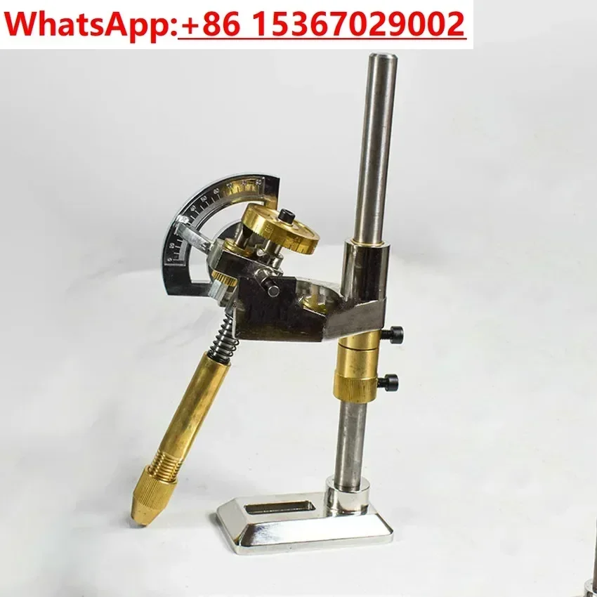 Height Adjustment Jade Lapidary Faceting Machine with Scale Gemstone Angle Flat Polishing Copper Manipulator Grinding Machine