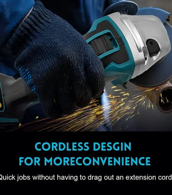 For 18V Makita 125/100mm Brushless Angle Grinder Polishing Cutting Machine Cordless Angle Grinder Tool