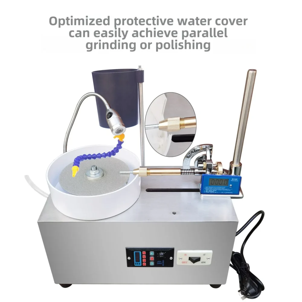 Gems and jewelry stone processing and grinding Angle machine Flat grinding and polishing Facet mechanical knife sharpener Seal - Image 3